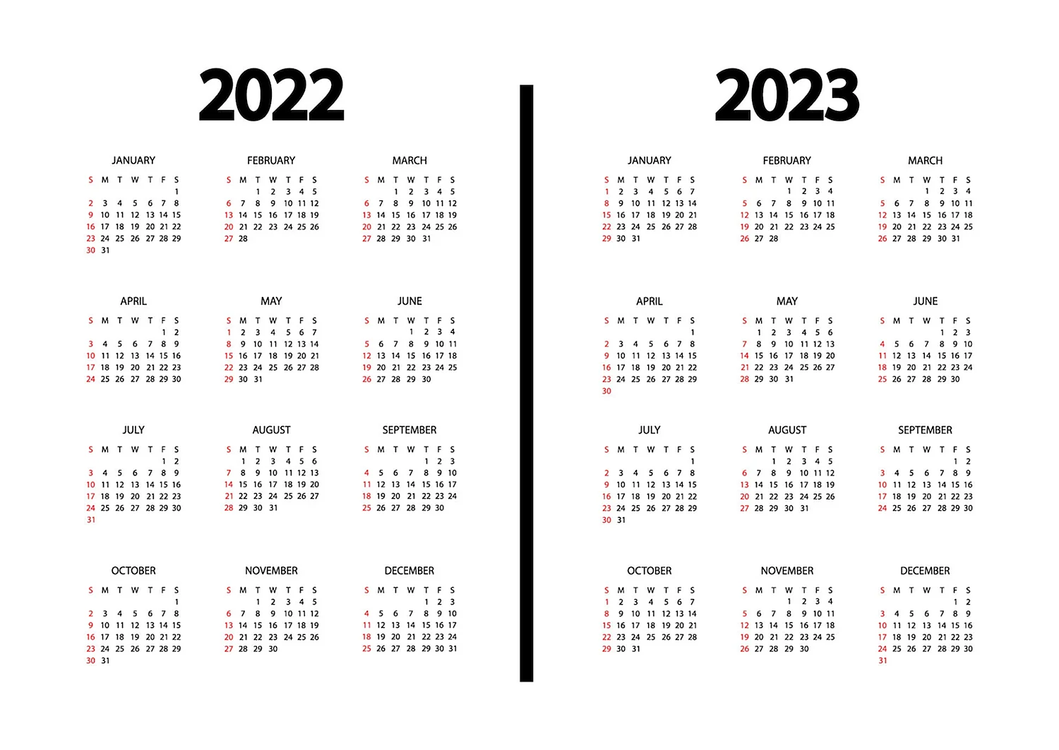 Календарь 2022-2023 год