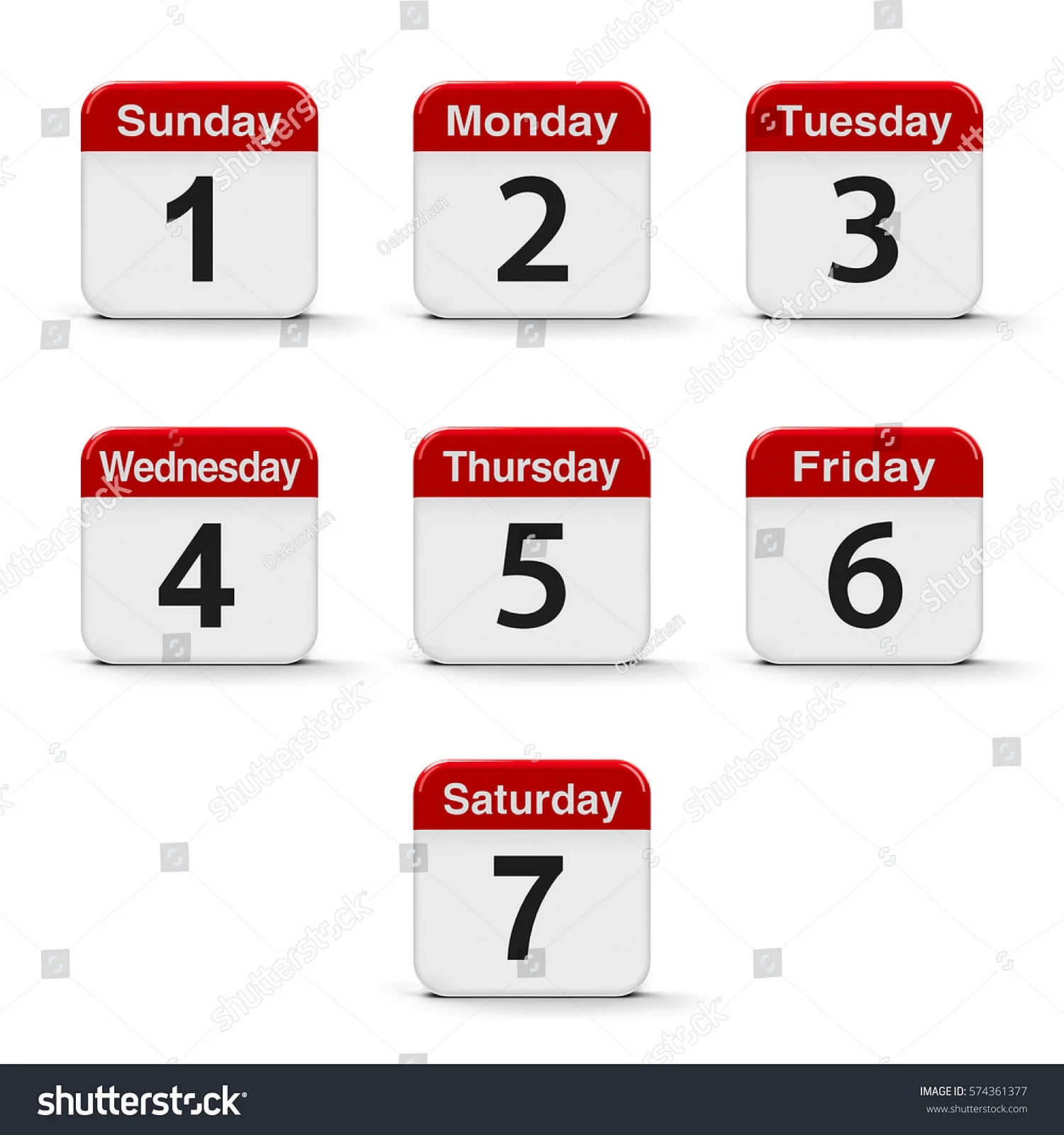 Календарь 7 дней