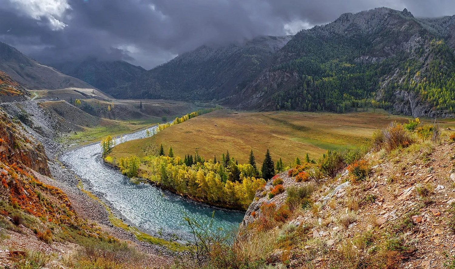Каньон Чулышман горный Алтай