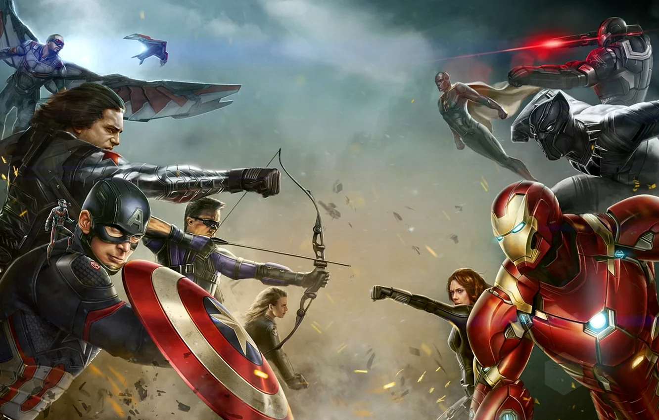 Капитан Америка и Железный человек Противостояние