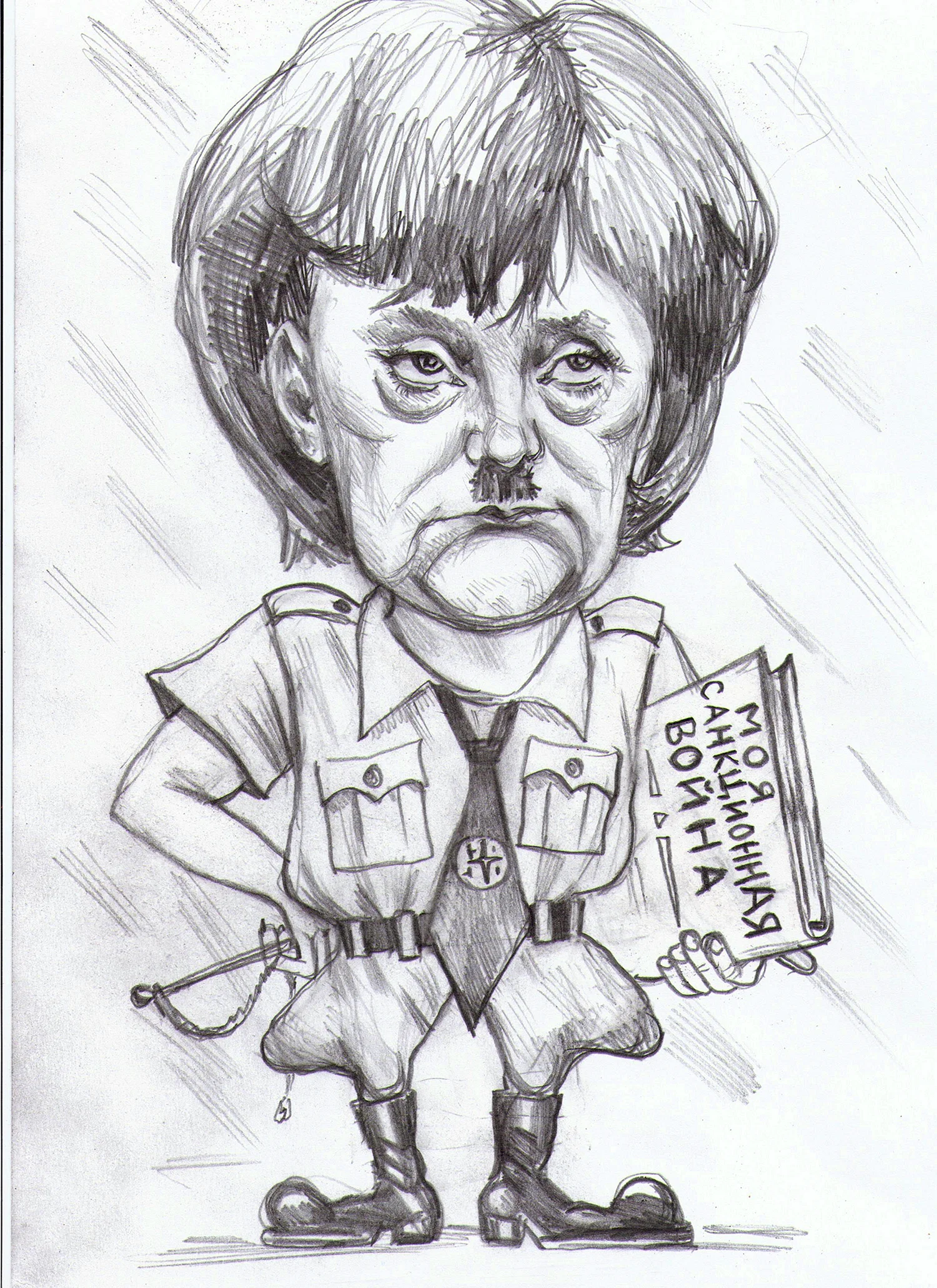 Карикатуры на Меркель