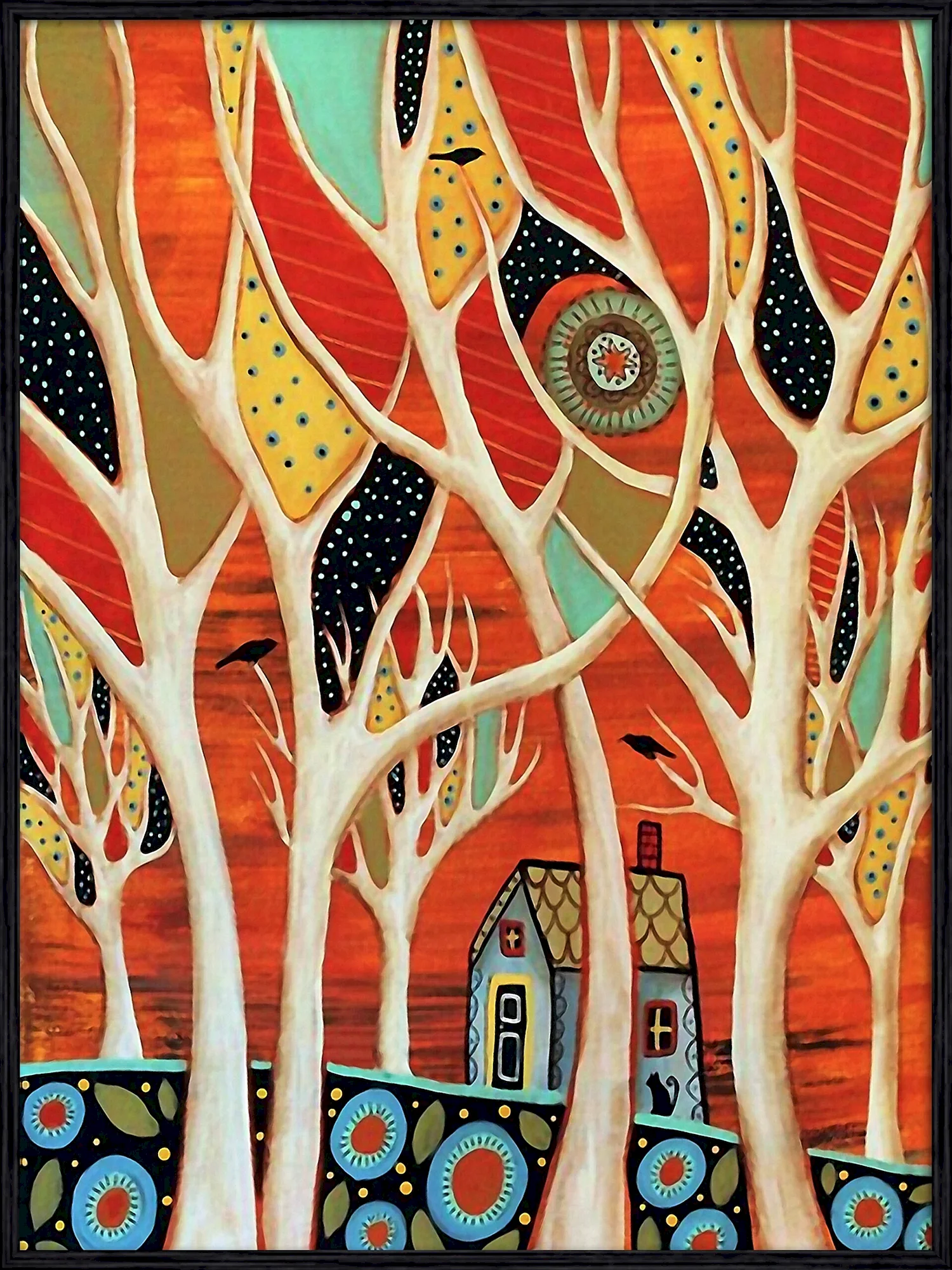 Карла Жерар картины деревья