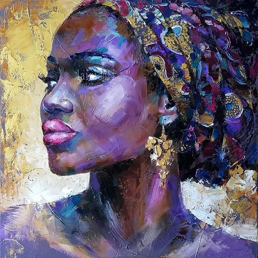 Картина «африканка» Энджи Браун