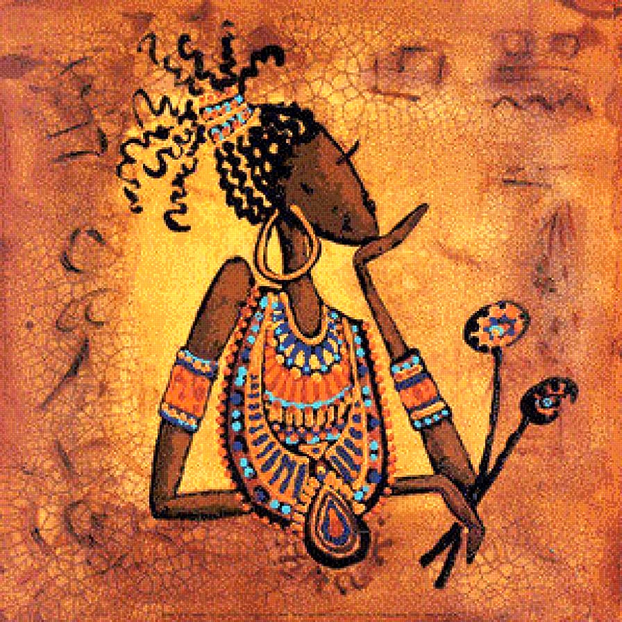 Картина этностиль Африка