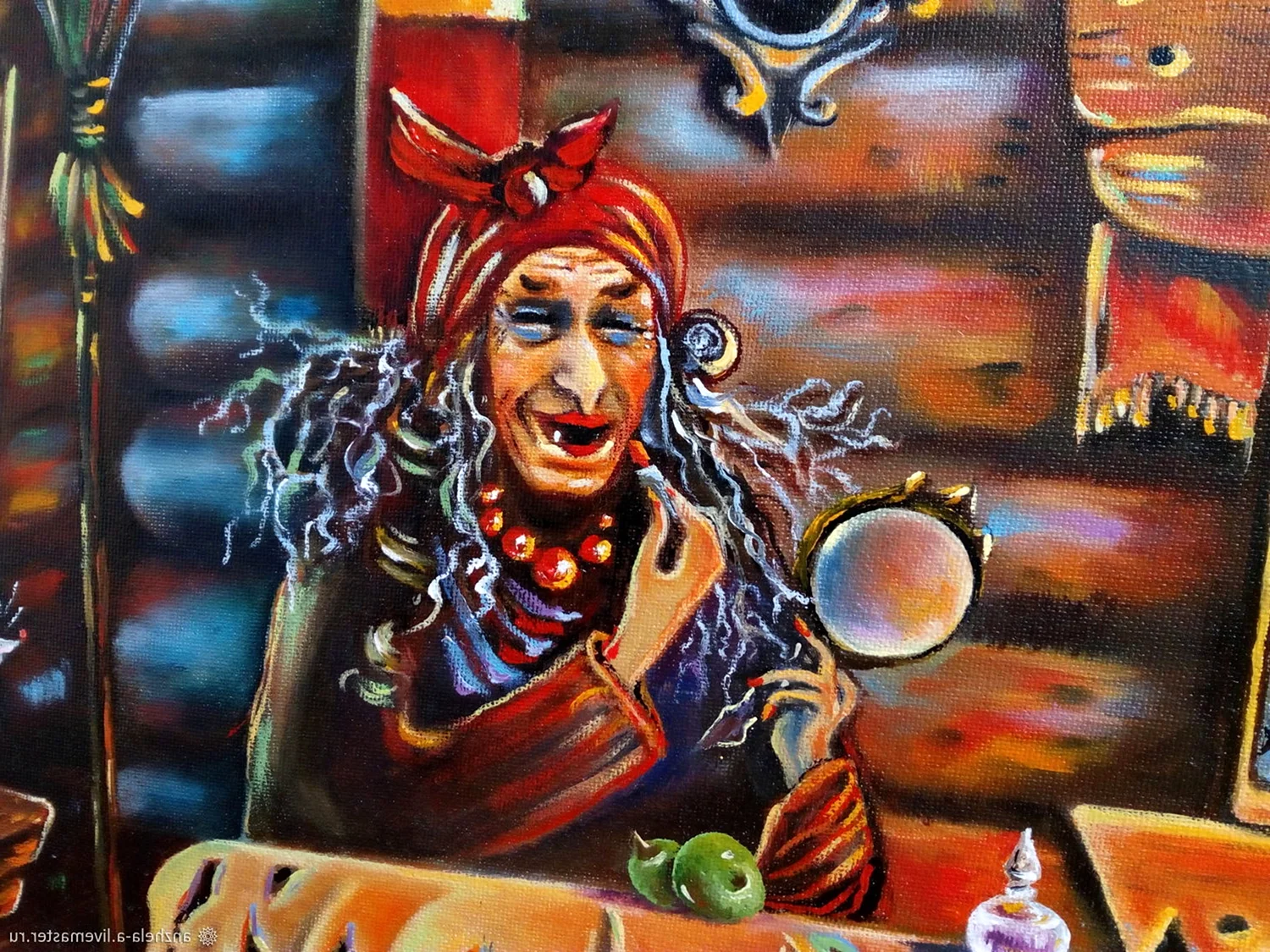 Картина художника в Беспалова баба Яга