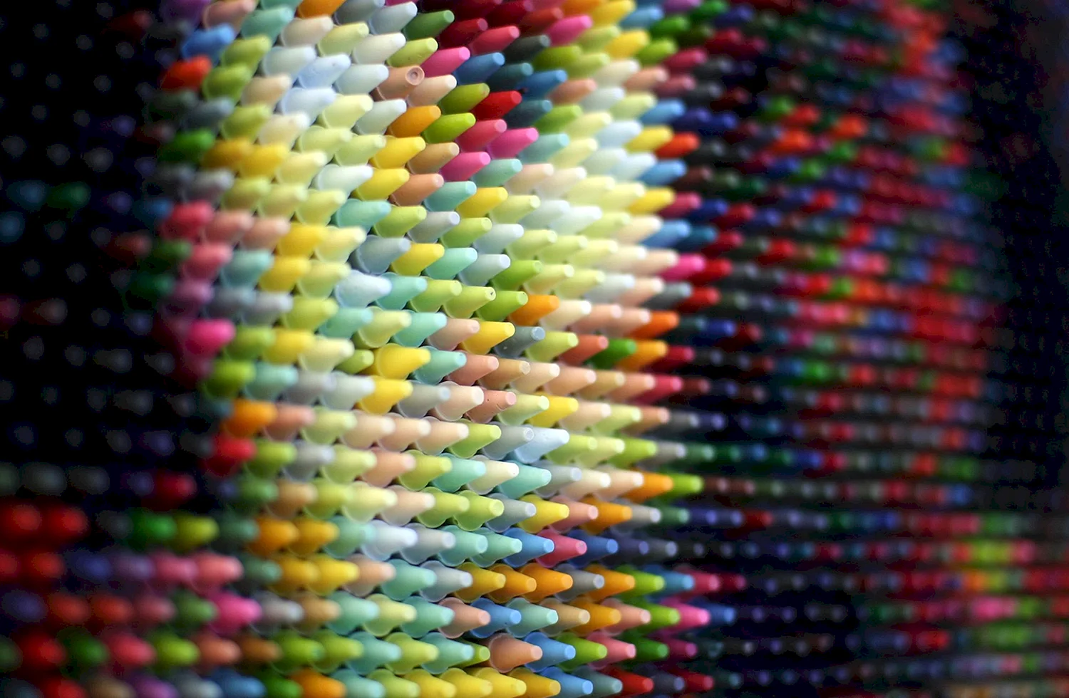 Картина разноцветных пикселей