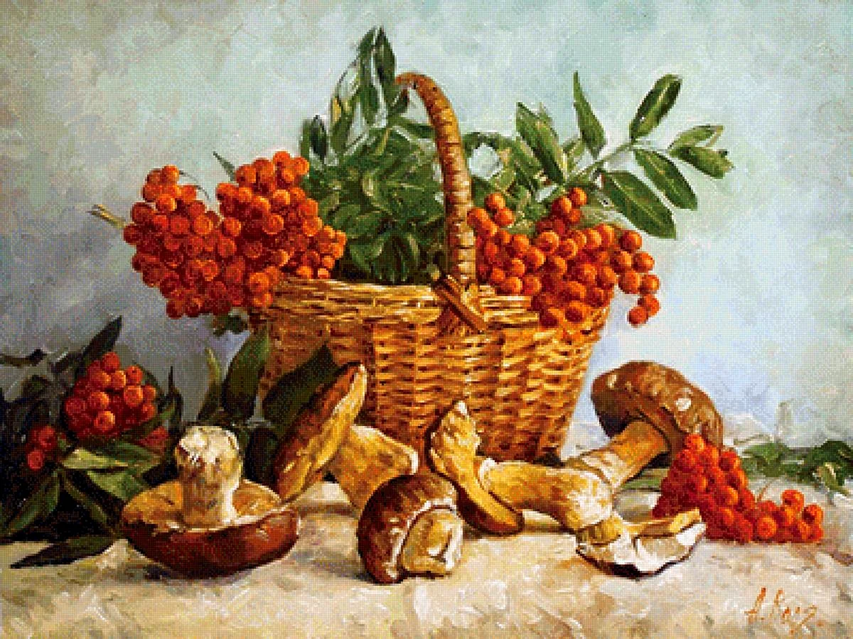 Картина Талеевой Анны осенний натюрморт