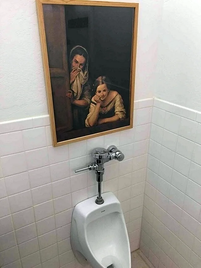 Картина в туалет