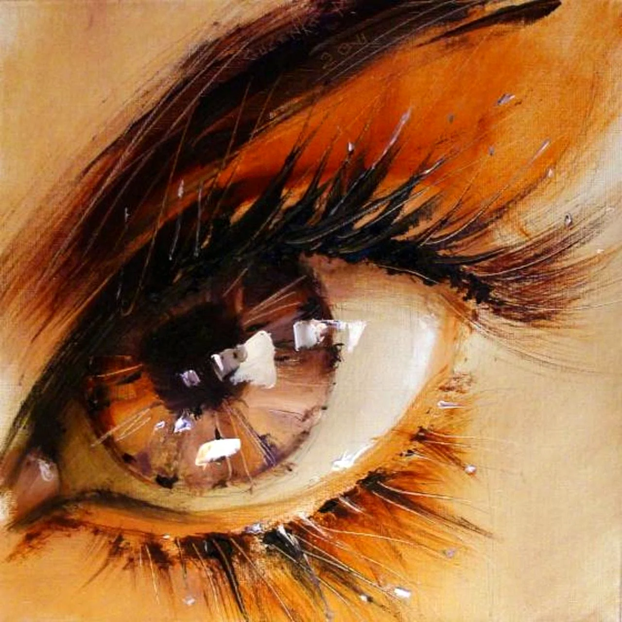 Картины Гузенко Павел глаза