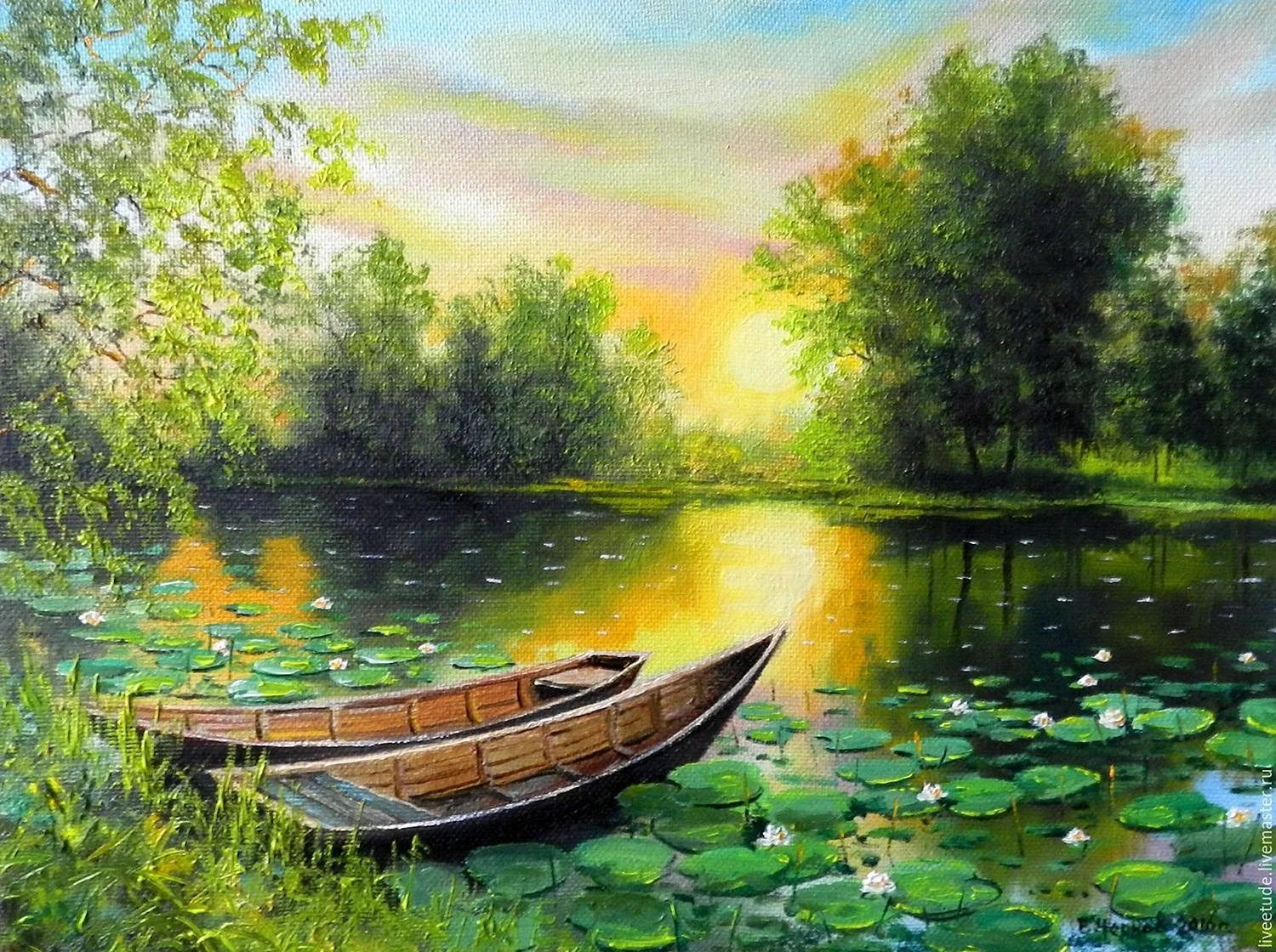 Картины лето Владимир Чернов картины