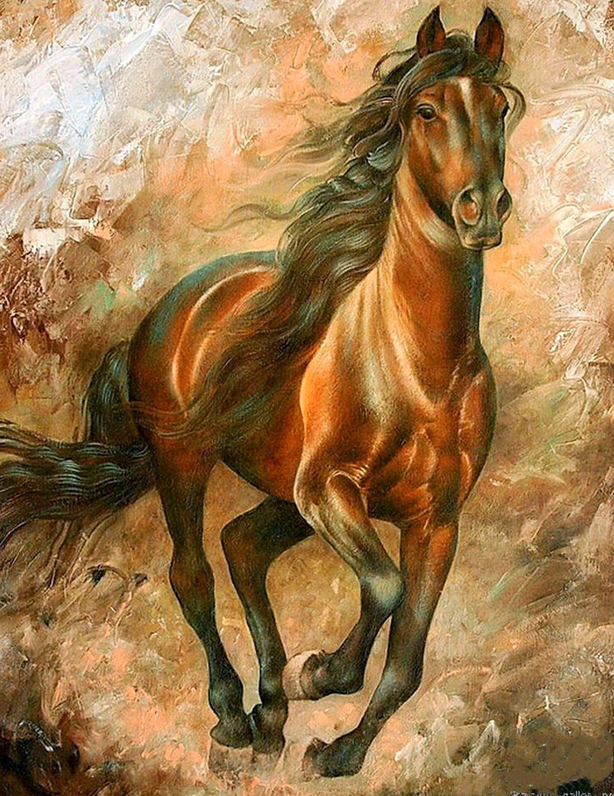 Картины с лошадьми Артура Брагинского