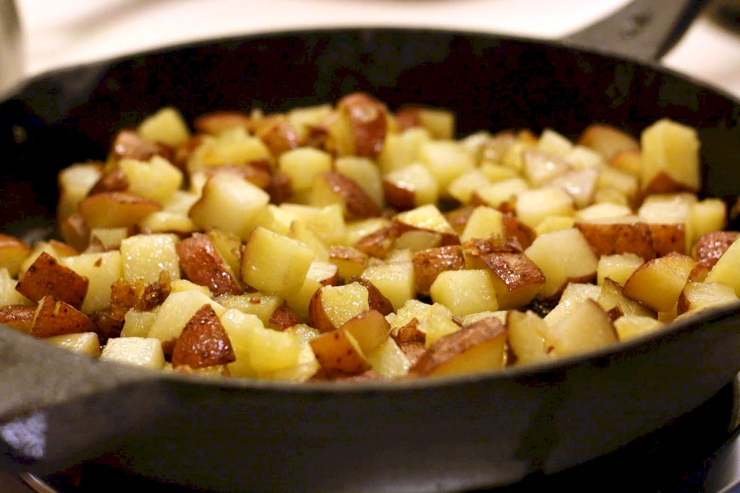 Картошка на сковороде