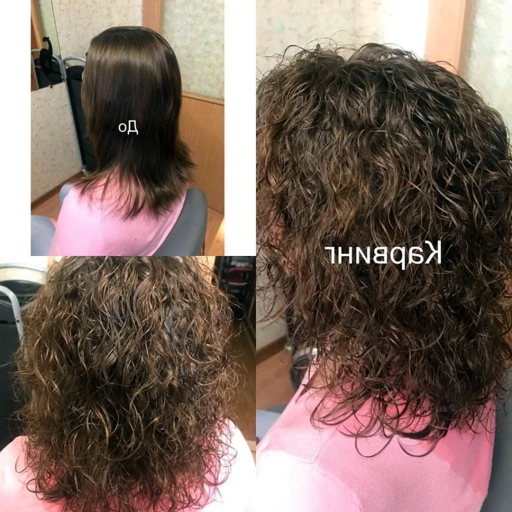Карвинг для волос на средние волосы до и после