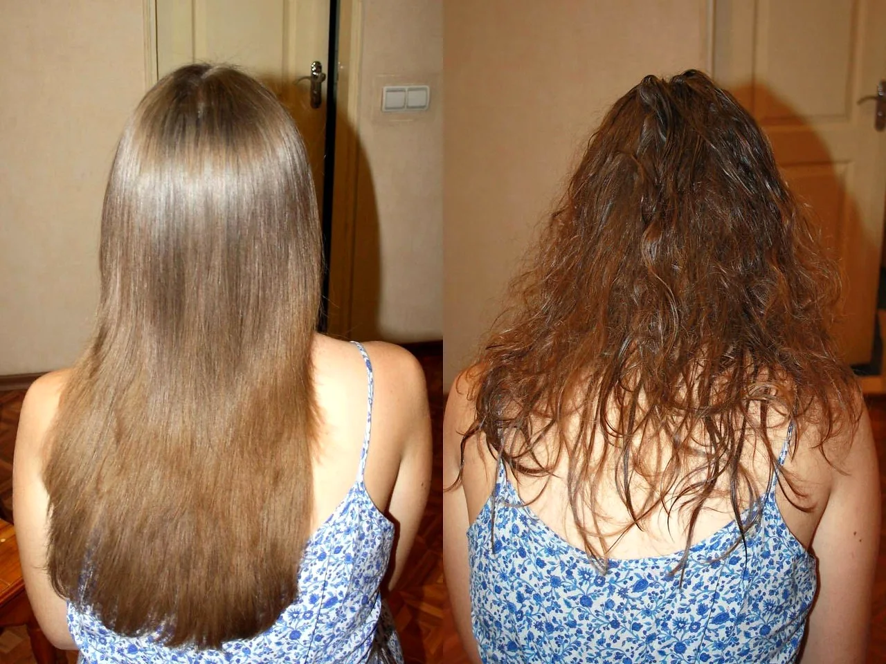 Волосы после кератинового наращивания