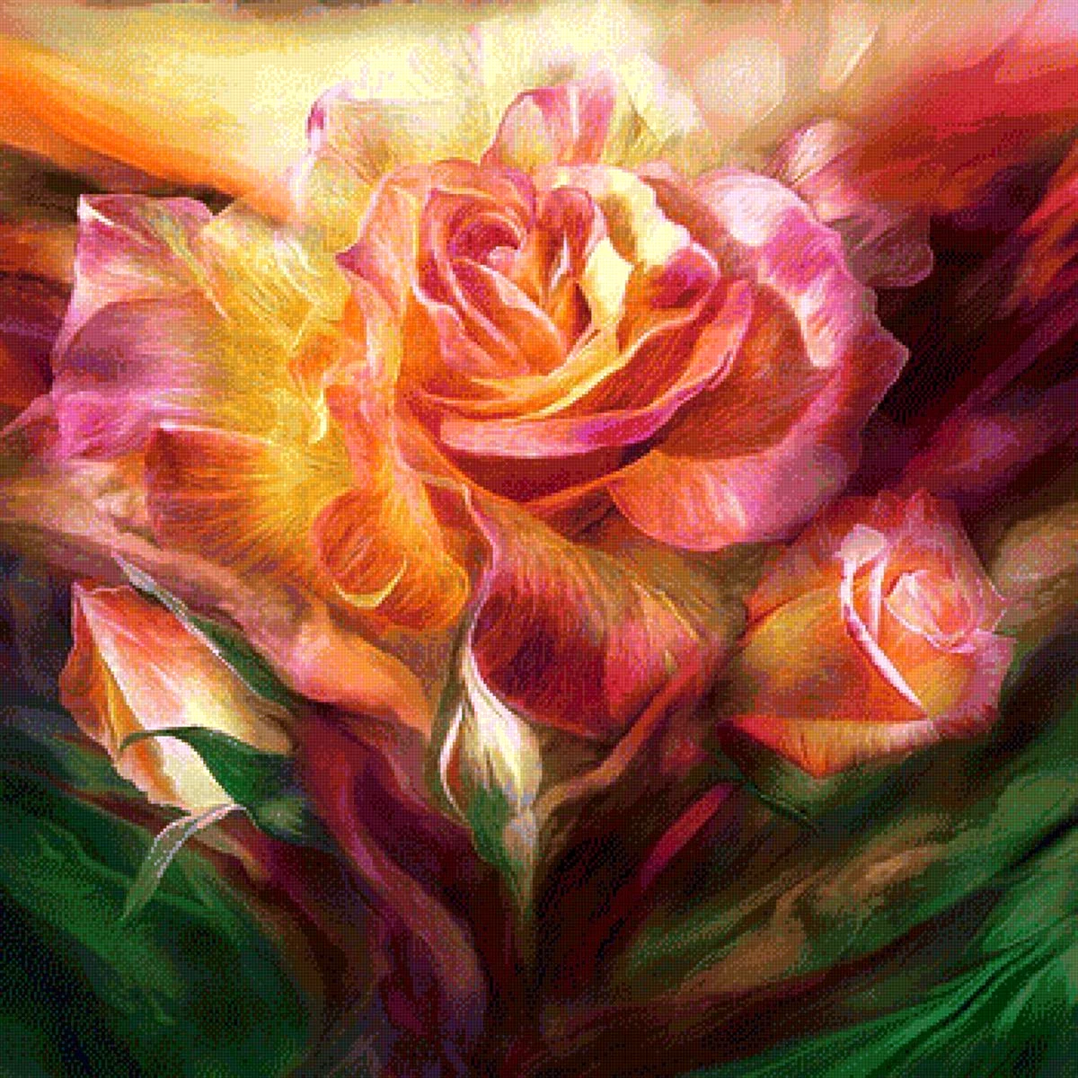Кэрол Каваларис картины розы