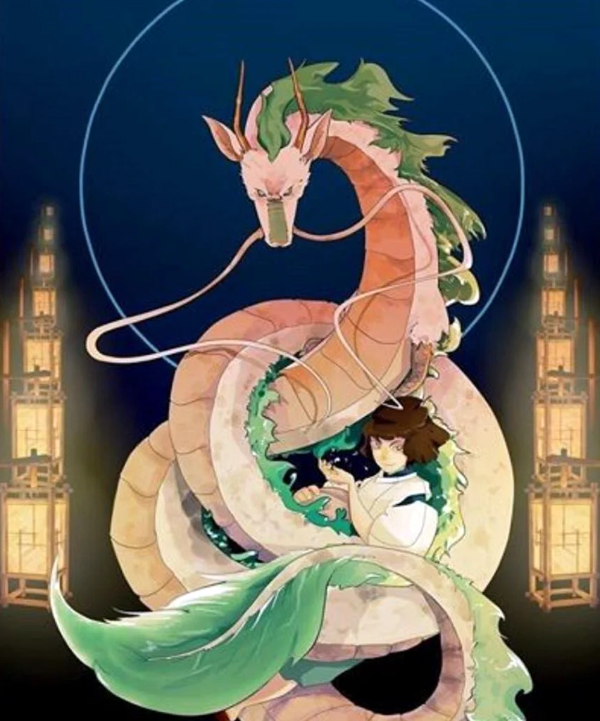 Хаяо Миядзаки аниме дракон