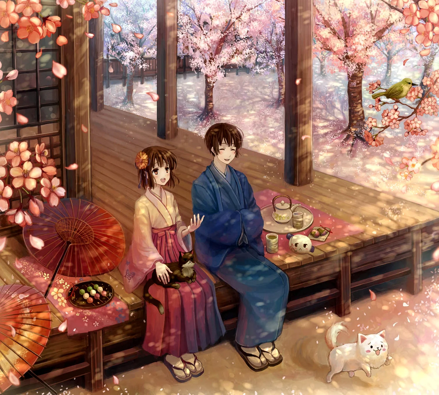 Хеталия Япония в кимоно