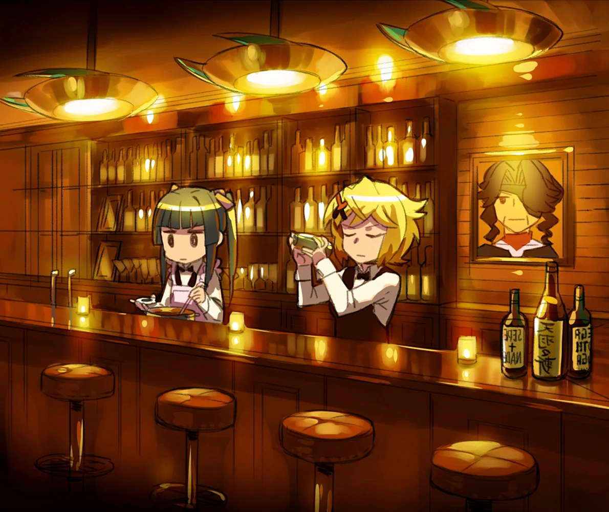 Хинамацури аниме барменша