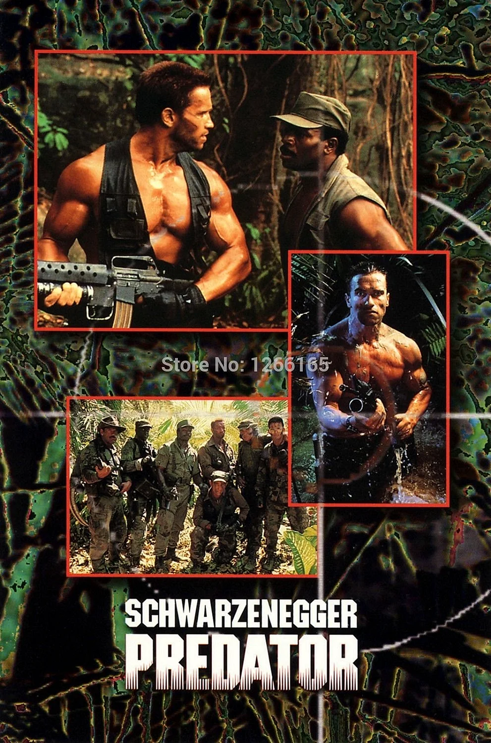 Хищник 1987 Арнольд Шварценеггер плакат