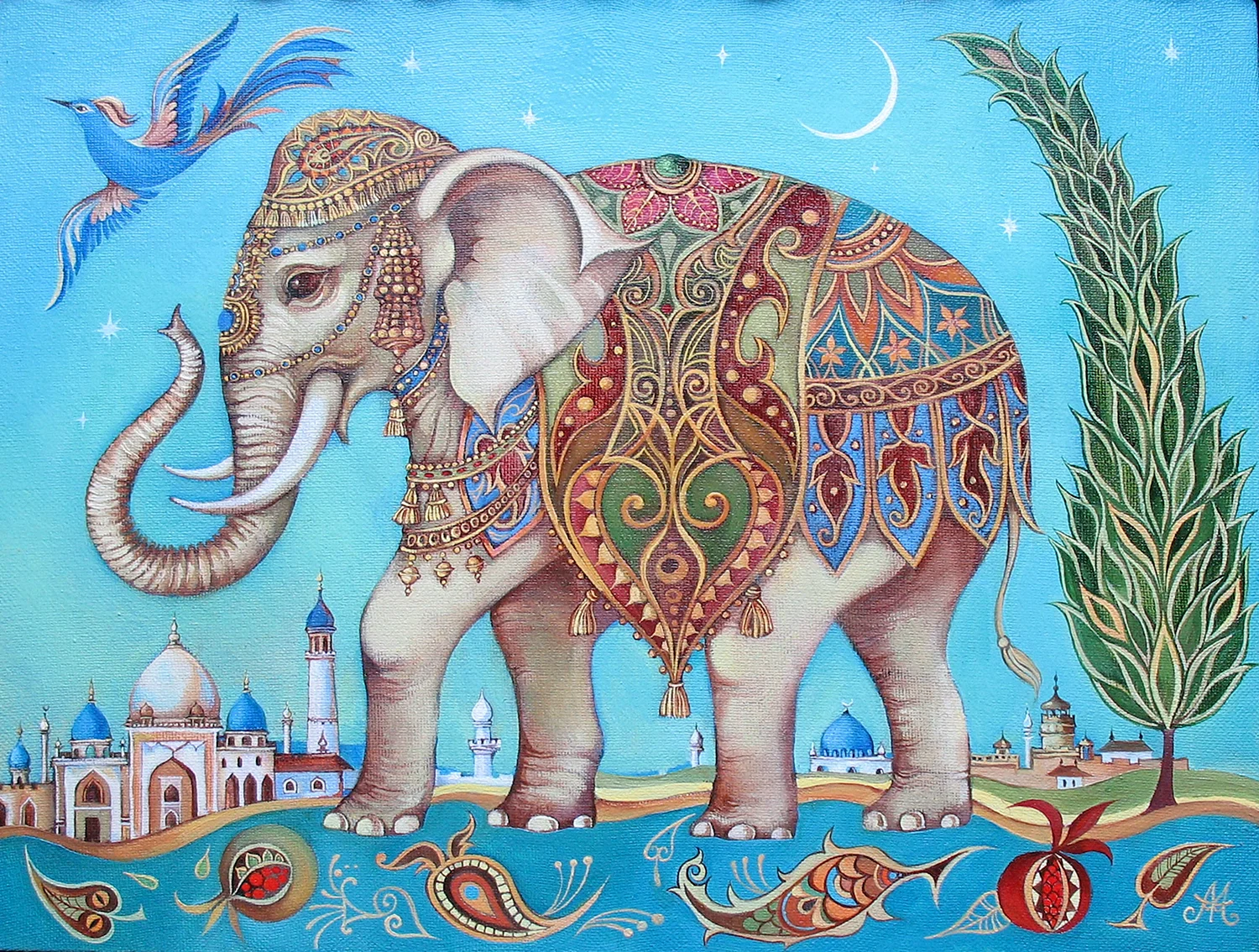 Хоббарт индийские слоны