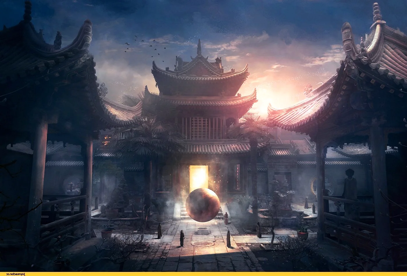 Храм Китай арт