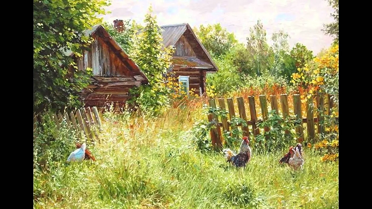 Художник Татьяна черных картины деревня