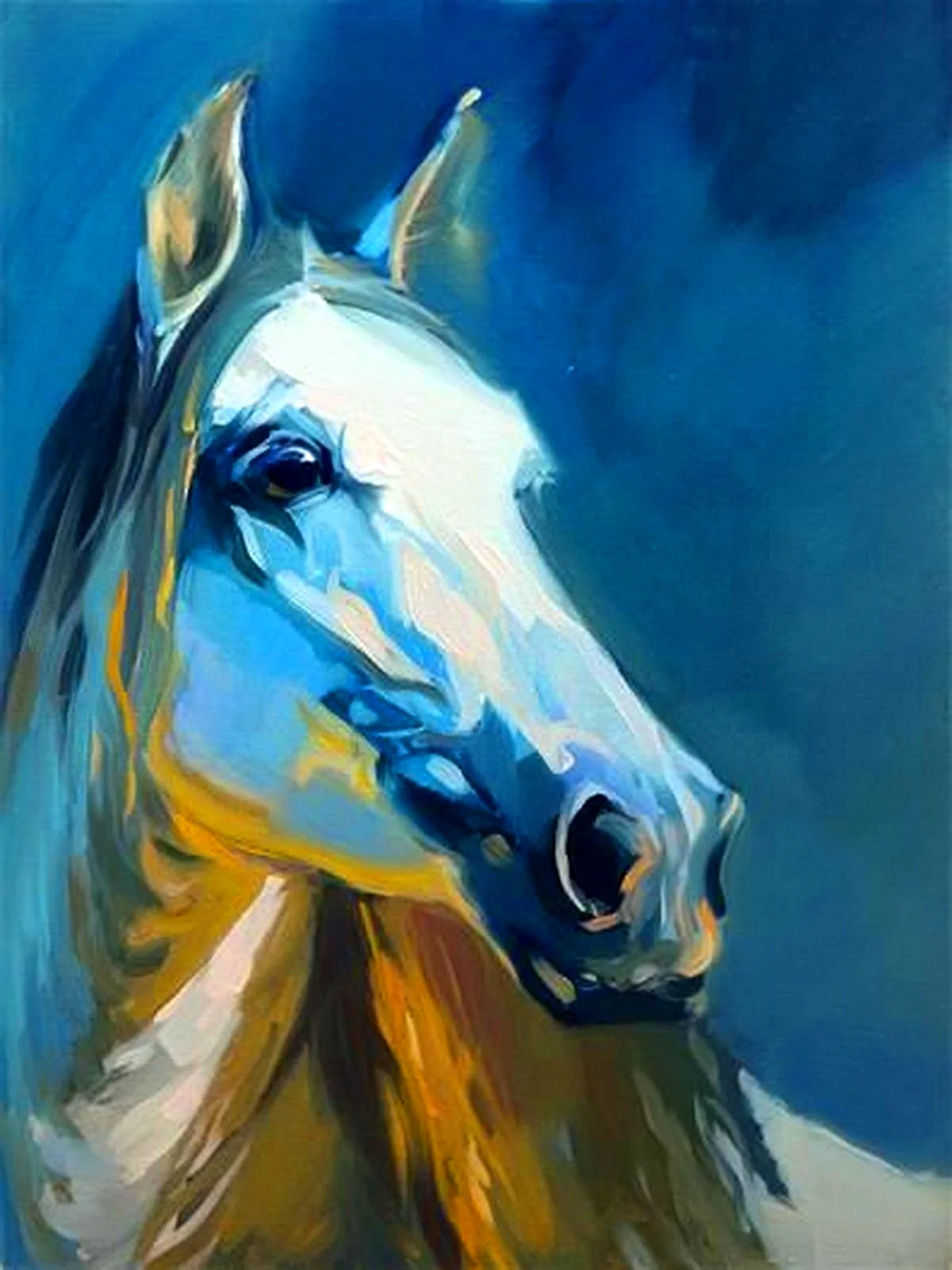 Художник Виталий Рубан картины маслом лошади