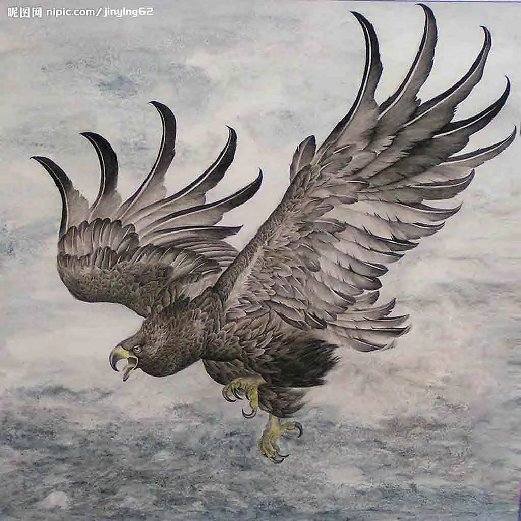 Китайская живопись Орел