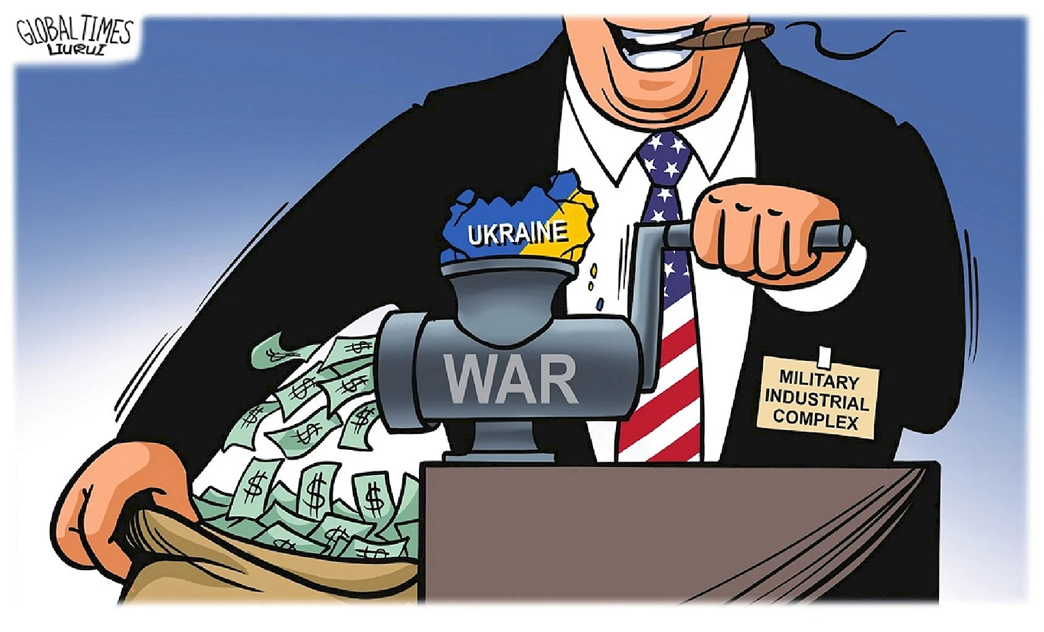 Китайские карикатуры на Украину