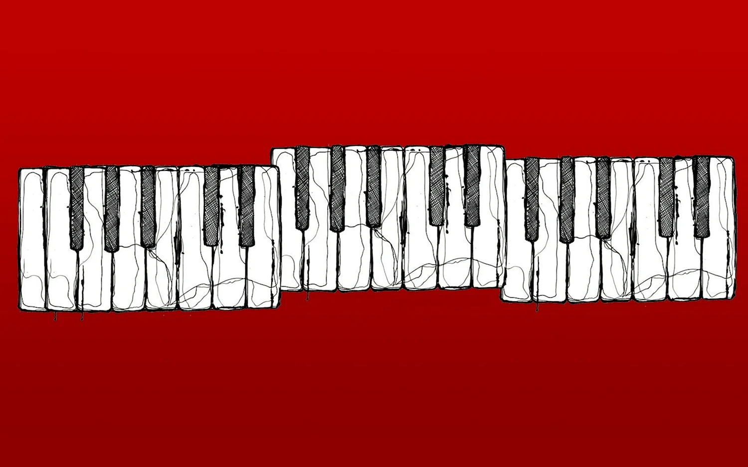 Клавиатура фортепиано фон