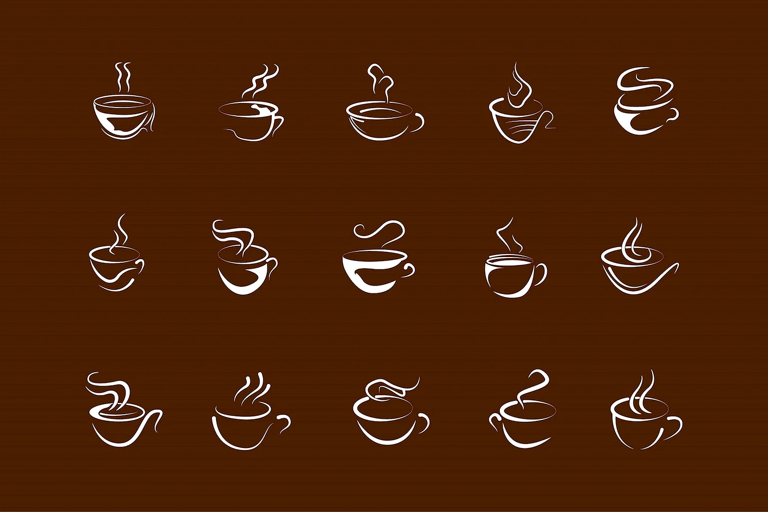 Кофейные логотипы