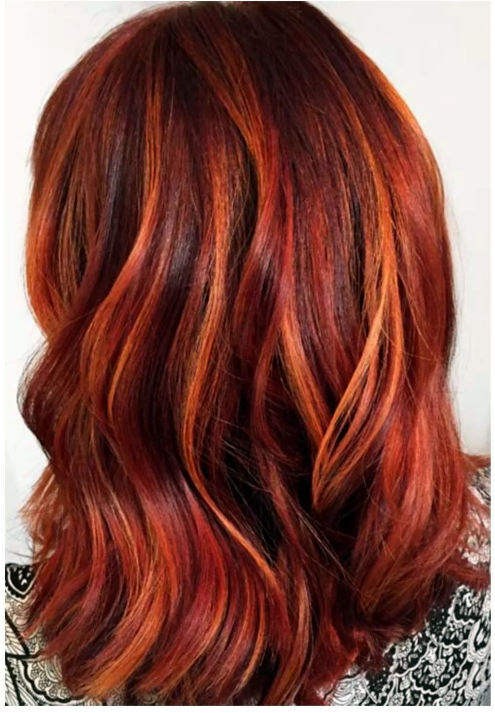 Колорирование на рыжие волосы