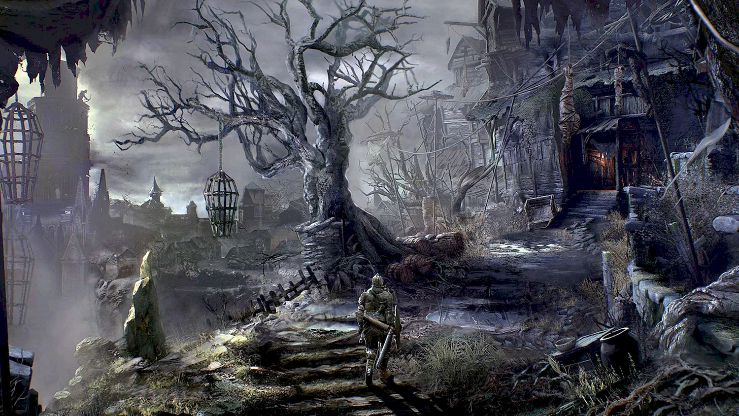 Концепт арт локации Dark Souls 3