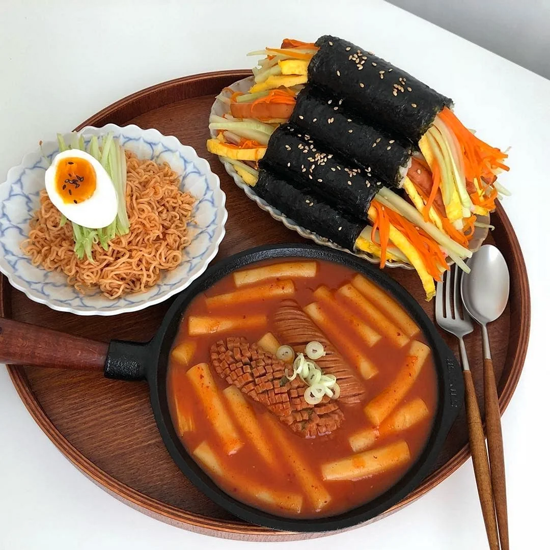 Корейская еда aesthetic tumblr