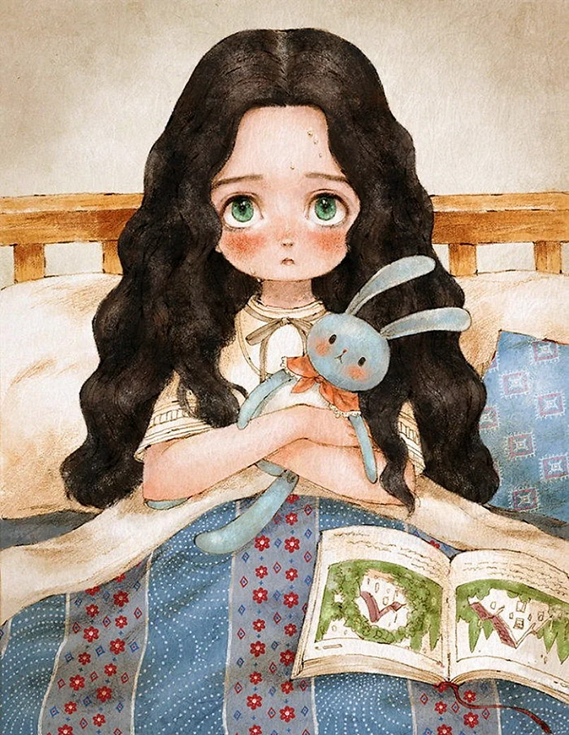 Корейская художница Aeppol дневник Лесной девочки
