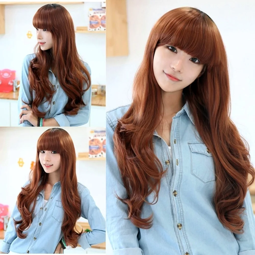 Корейские причёски для девушек на длинные волосы