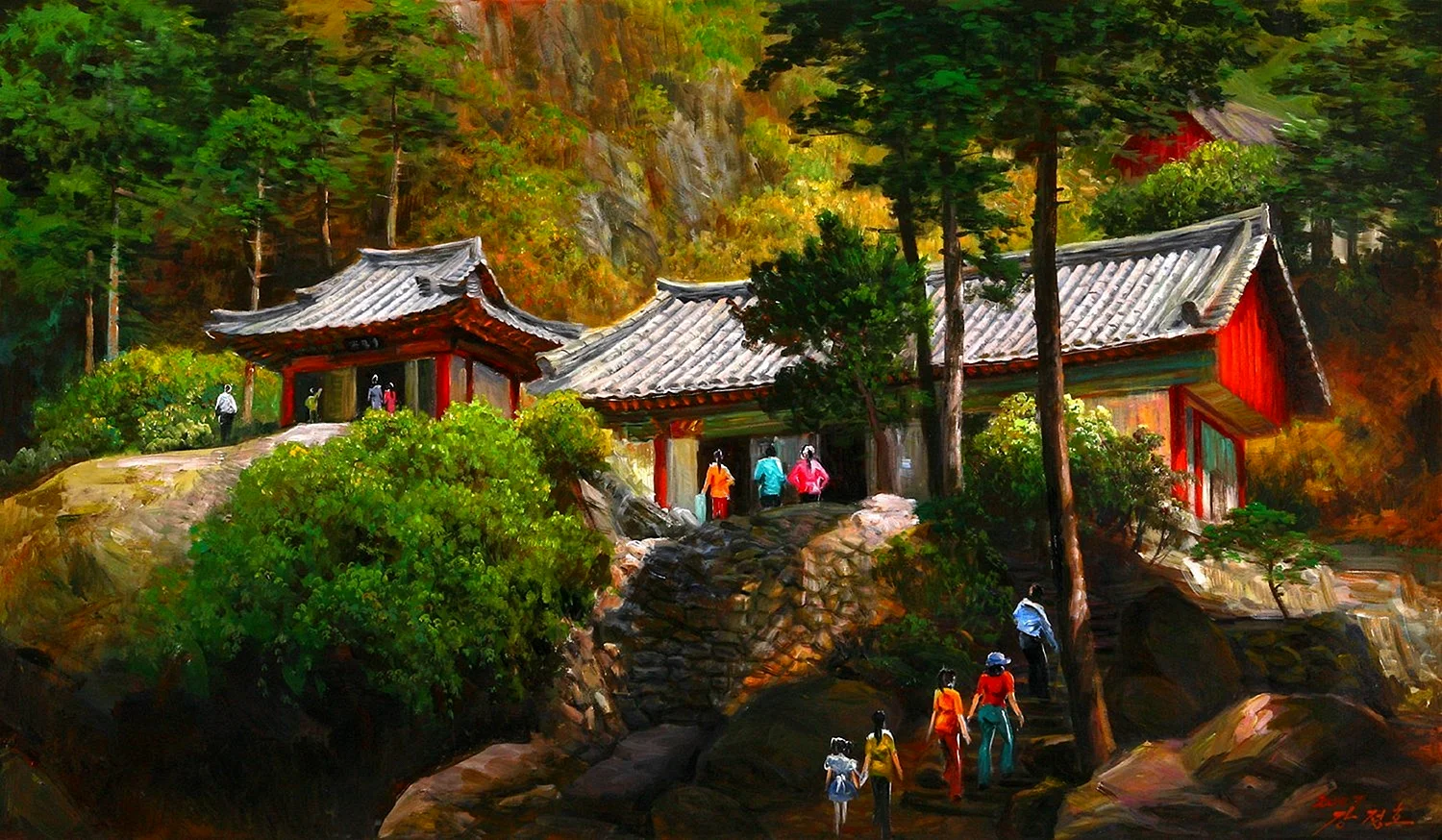 Корейский художник Kang Jung