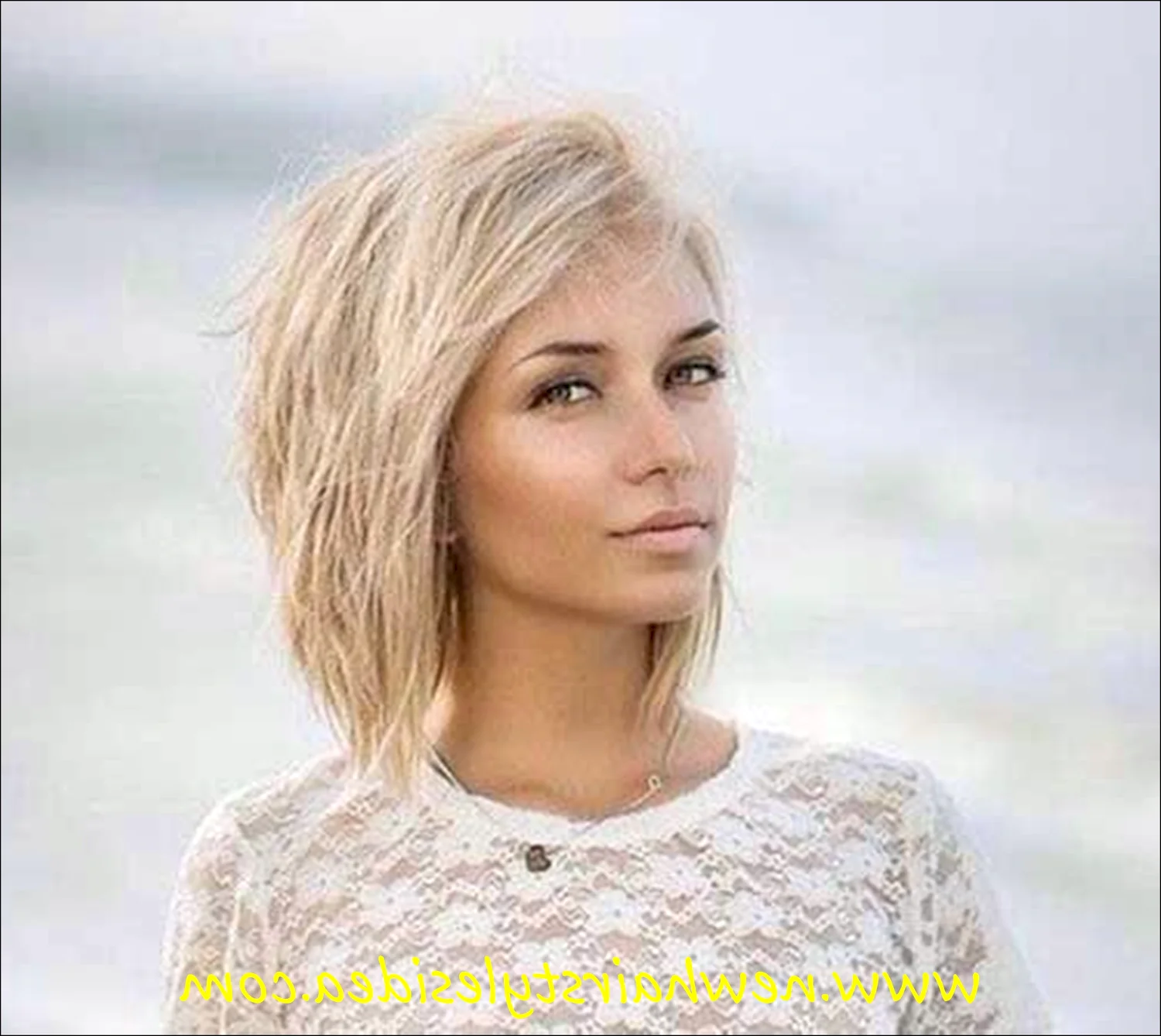Короткие стрижки блонд для пористых волос