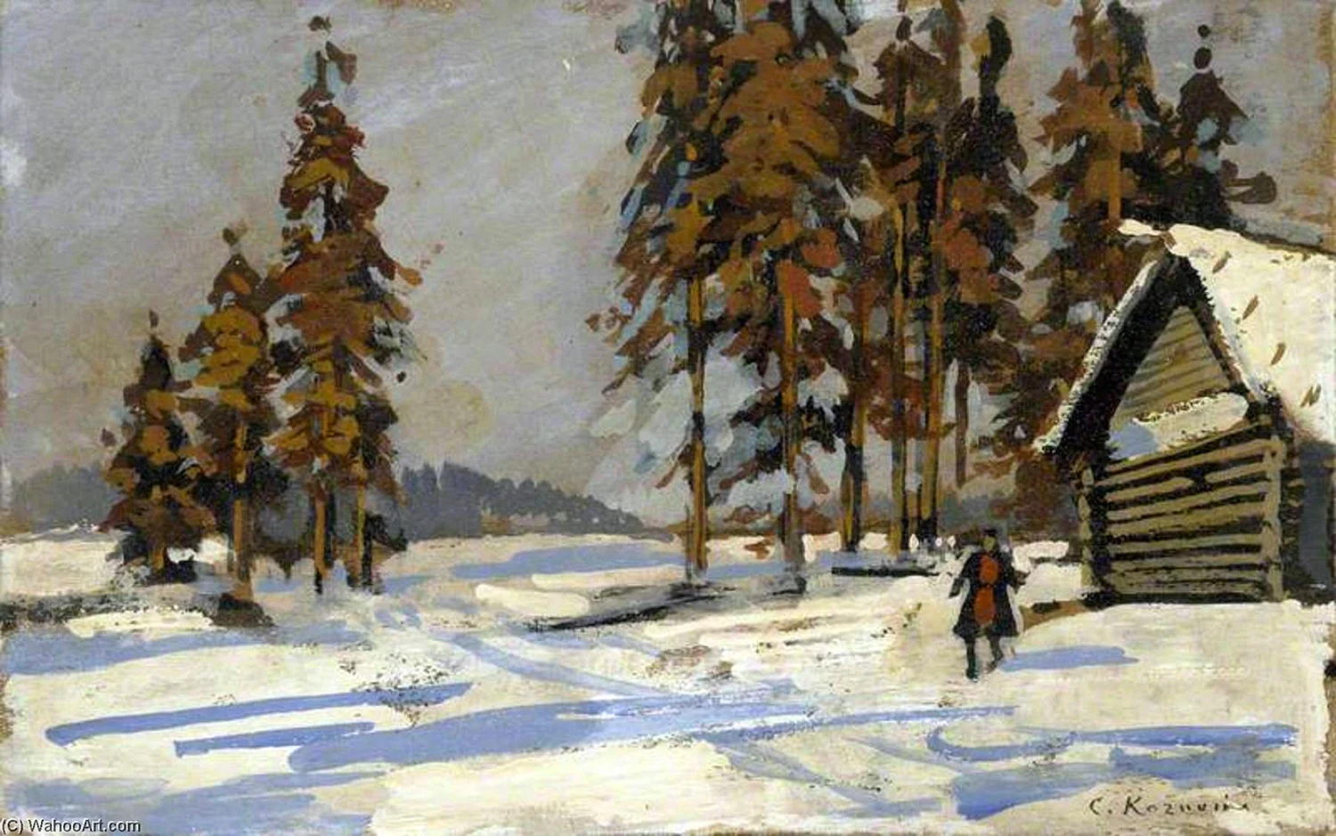Коровин Константин (1861-1939) зима