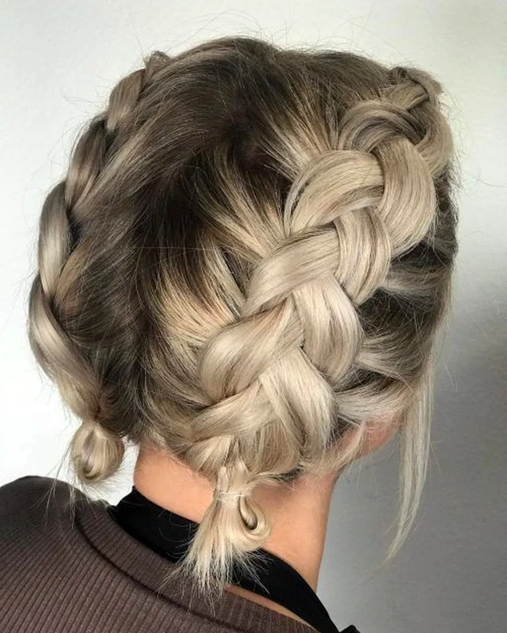 Косички на короткие волосы