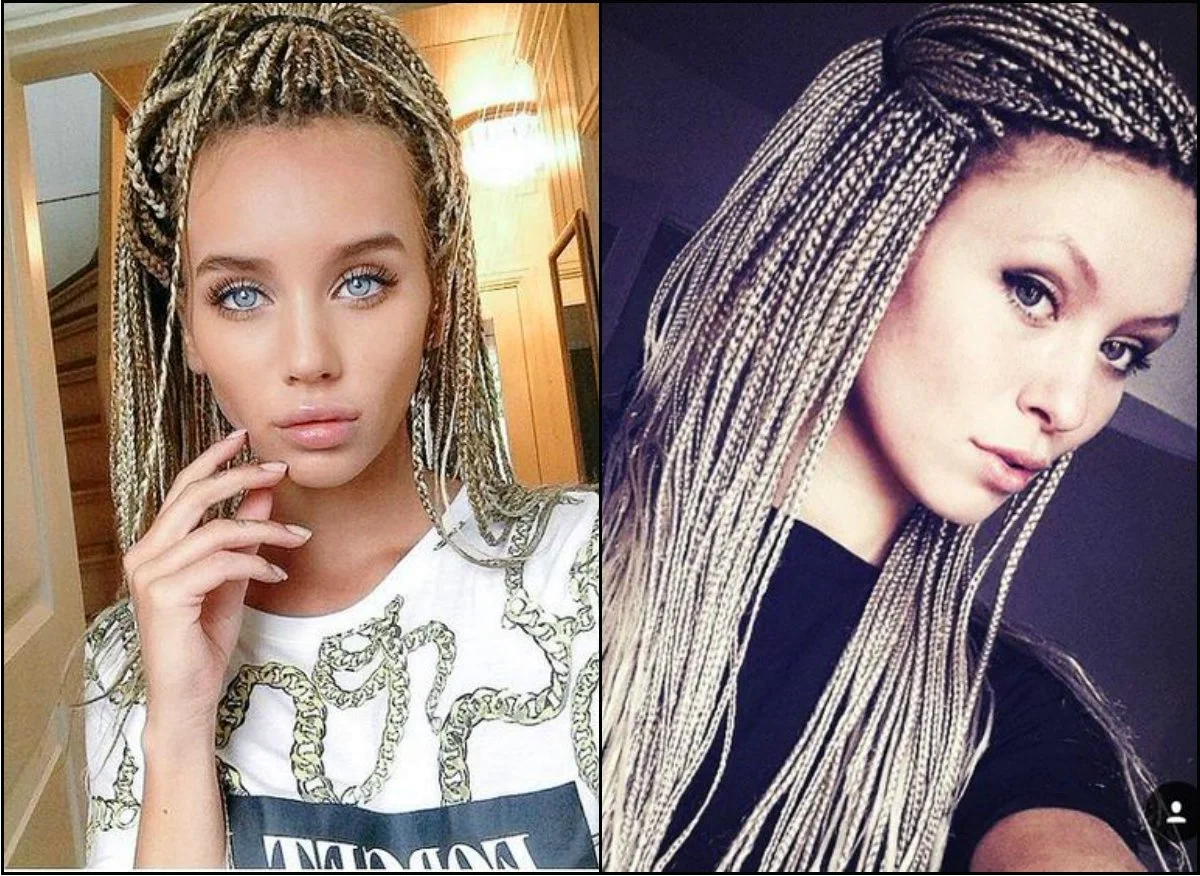 Косички с канекалоном зизи