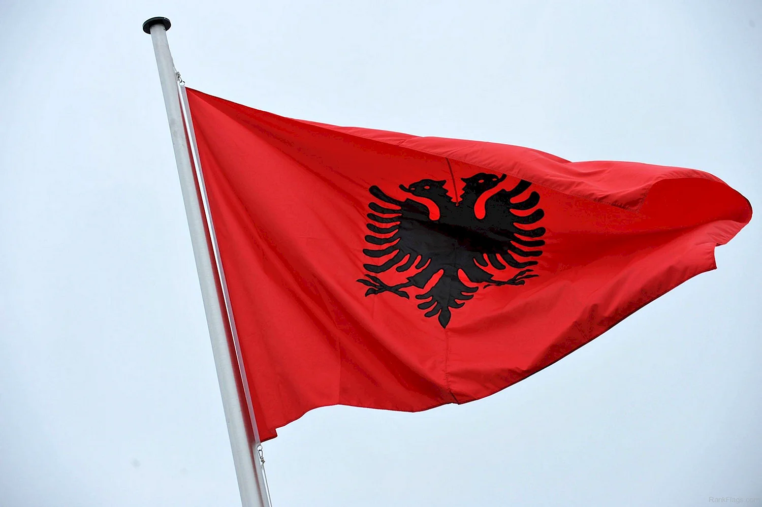 Косово Албания флаг