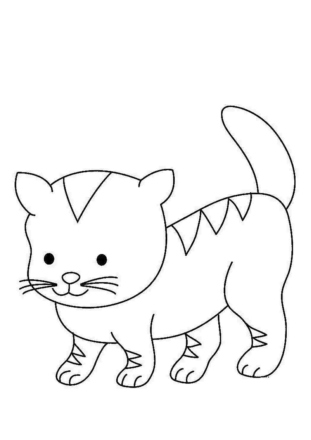 Котенок для рисования