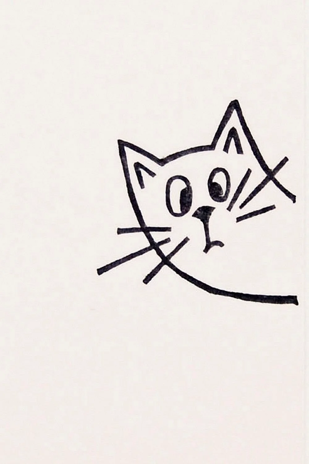 Коты рисунки для срисовки легкие