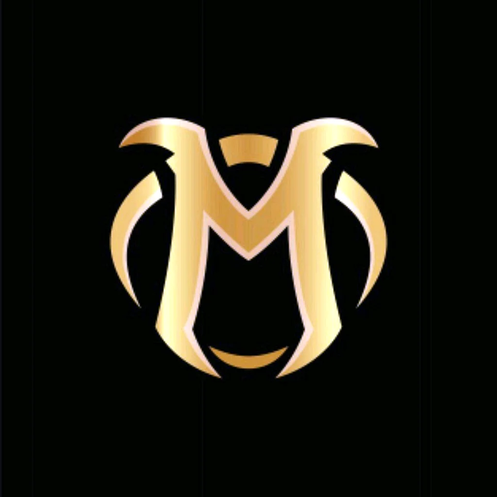 Красивая буква м для логотипа