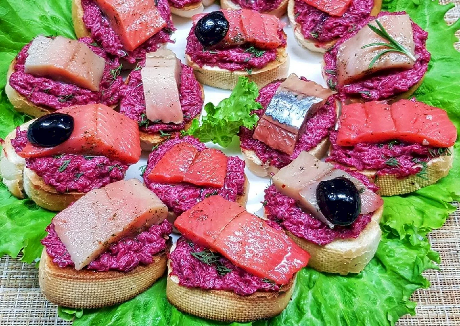 Красивые и вкусные бутерброды