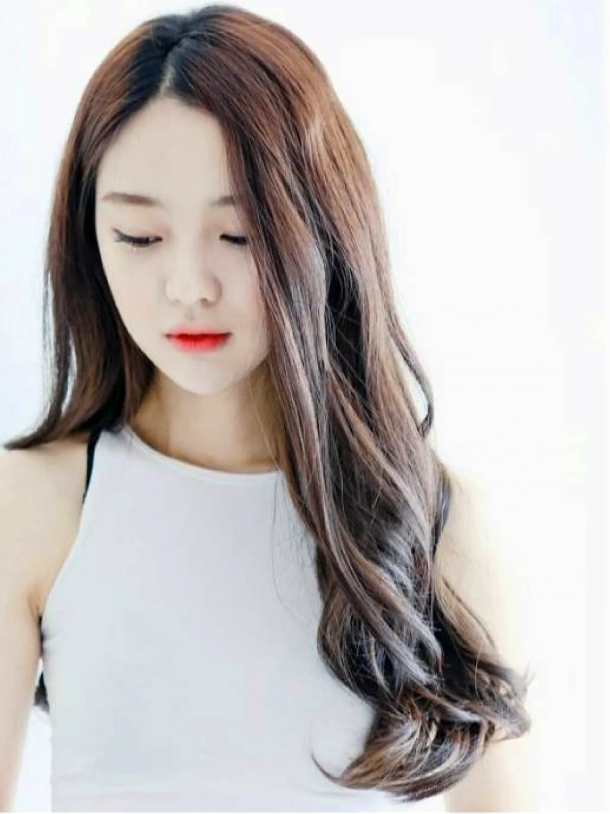 Красивые кореянки с длинными волосами