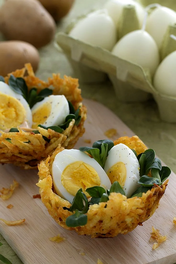 Красивые закуски из яиц