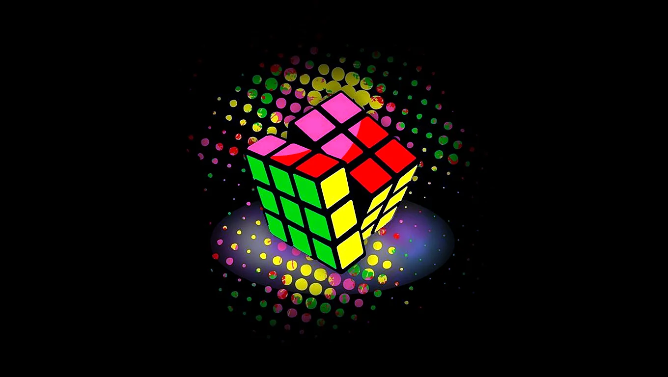 Красивый кубик Рубика