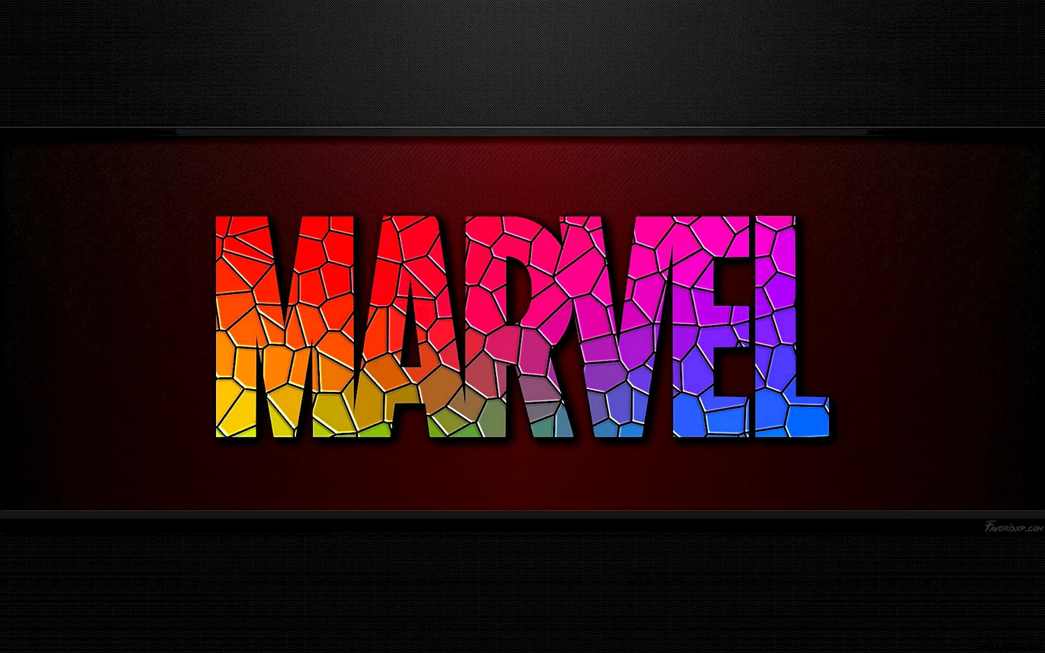 Красивый логотип Марвел